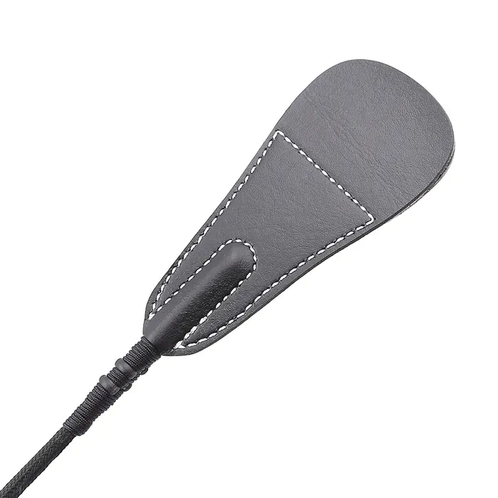 18 PU Hand Bat Crop Black Plesur Company Anal