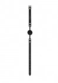 Anal Ouch Black White Silicone Ball Gag