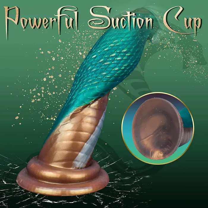 Dildos LoveToysClub 85 Snake Silicone Dildo Serpenoid Curve Dildo
