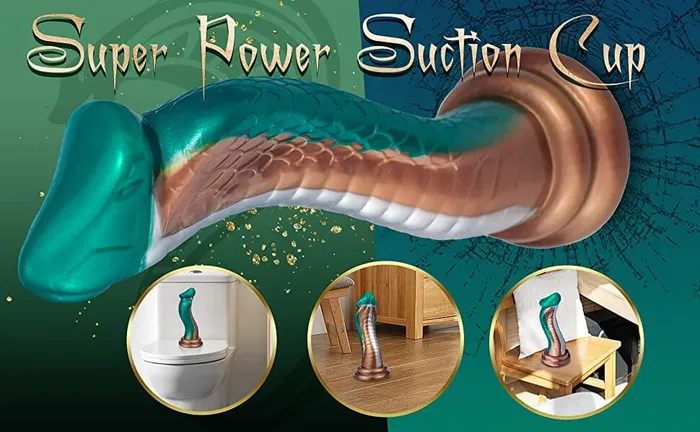 Dildos LoveToysClub 85 Snake Silicone Dildo Serpenoid Curve Dildo