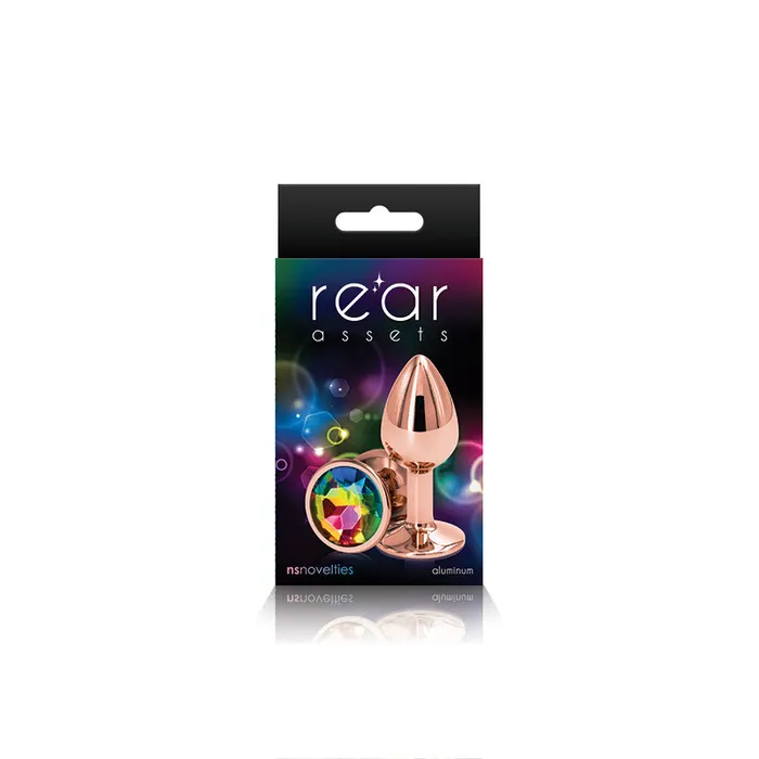 Anal Williams Trading Rear Assets Rose Gold Small Rainbow Butt Plug