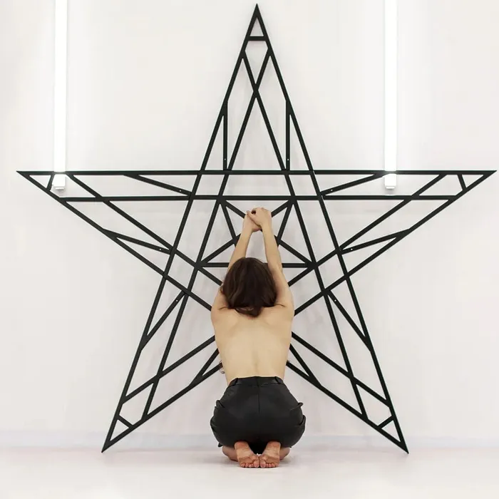 BDSM Architecture Couples BDSM Architecture FreeStanding Bondage Cross Pentagram