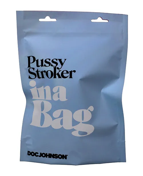 In A Bag Pussy Stroker Frost Doc Johnson Male Sex Toys