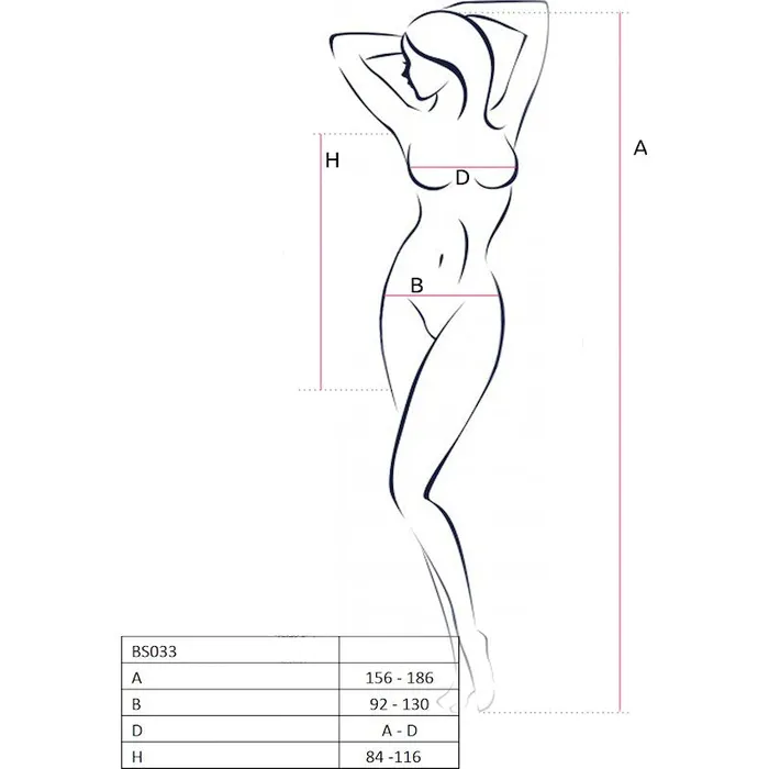 Passion Lingerie Vibrators Dress Translucent Mesh White BS033