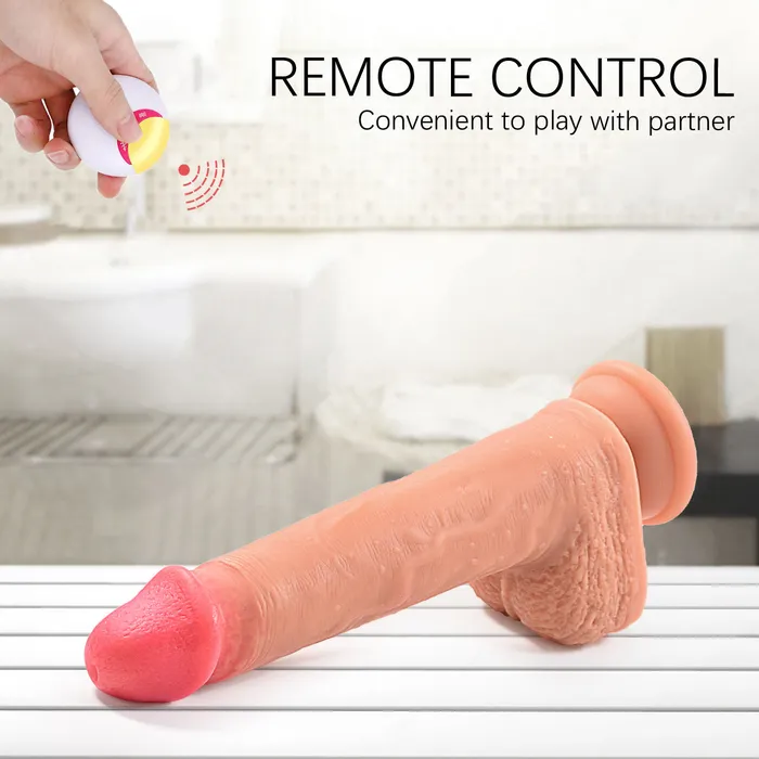 Female Sex Toys 87in 4 in 1 Vibrating Handfree Super Realistic Dildo Sohimi