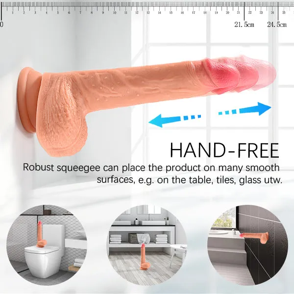 Female Sex Toys 87in 4 in 1 Vibrating Handfree Super Realistic Dildo Sohimi