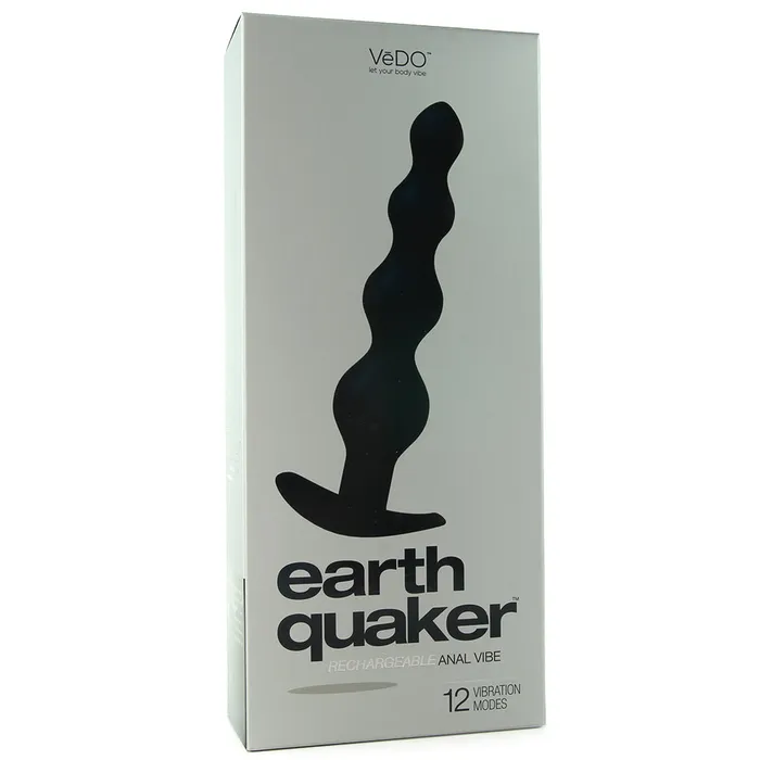 Nalpac Anal VeDO Earth Quaker Anal Vibe Just Black Mens