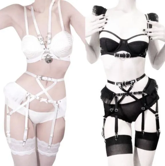 Bras Bra Sets Bondage Harness Lingerie Set For Women House of Dasein Couples Bras Bra Sets Bondage Harness Lingerie Set For Women House of Dasein Couples