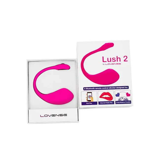 Lovense Lush 2 Bluetooth RemoteControlled Egg Vibrator Lovense Female Sex Toys
