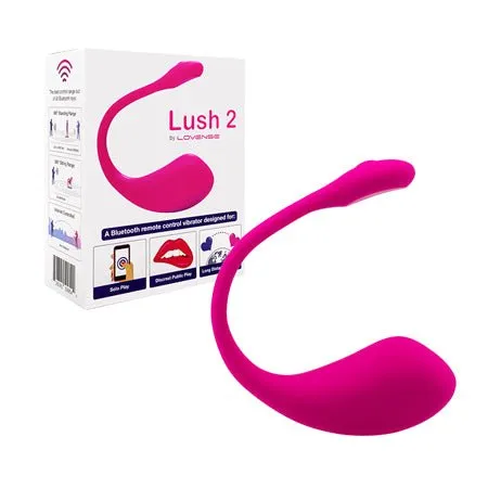 Lovense Lush 2 Bluetooth RemoteControlled Egg Vibrator Lovense Female Sex Toys