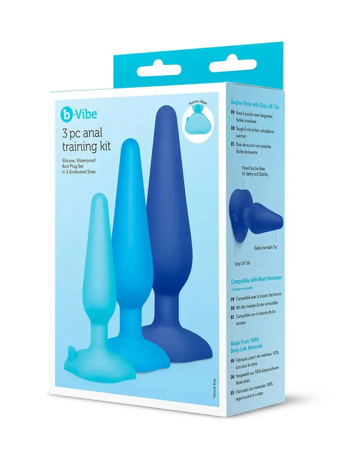 3 PIECE ANAL TRAINING KIT B VIBE Male Sex Toys