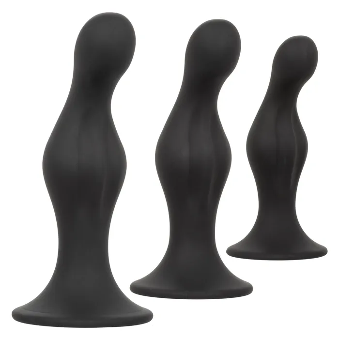CalExotics Anal Silicone Anal Ripple Kit Black