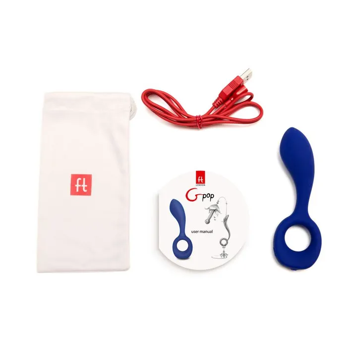 Gvibe Gpop PSpot and GSpot Vibrating Royal Blue Vibrators