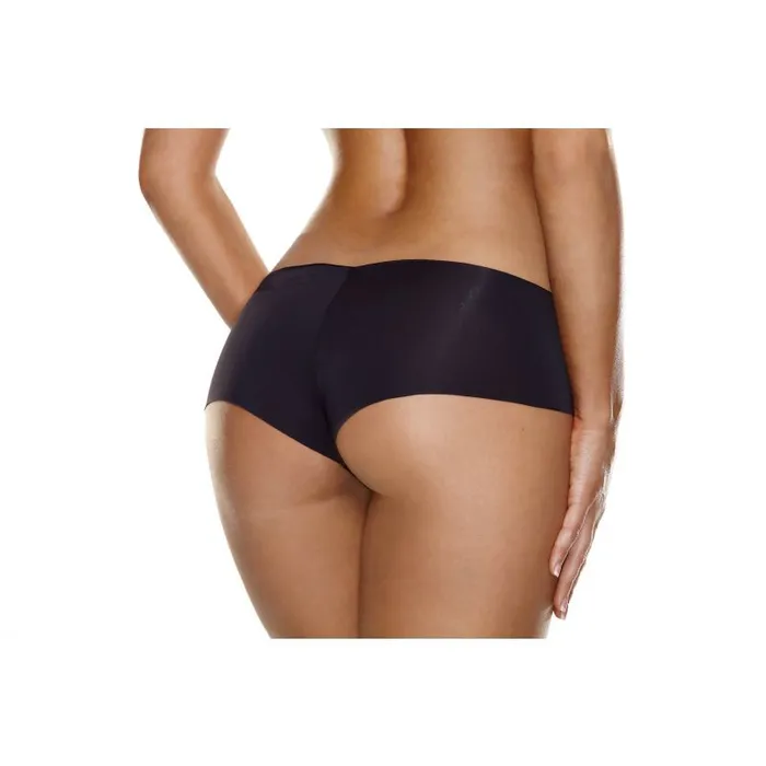 Invisible Bootyshort Black SmallMedium Black Hollywood Curves Anal