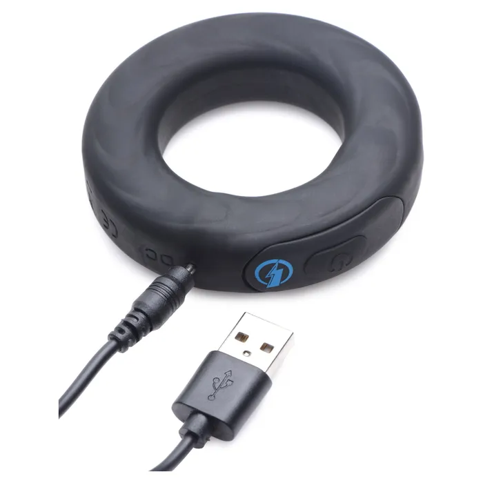 Male Sex Toys EStim Pro Silicone Cock Ring With Remote Black XR Brands Zeus Electrosex Male Sex Toys EStim Pro Silicone Cock Ring With Remote Black XR Brands Zeus Electrosex