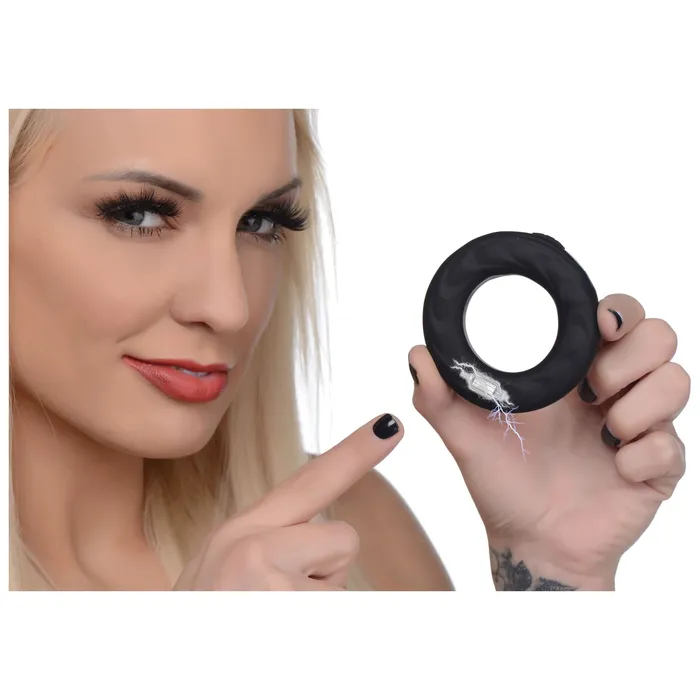 Male Sex Toys EStim Pro Silicone Cock Ring With Remote Black XR Brands Zeus Electrosex Male Sex Toys EStim Pro Silicone Cock Ring With Remote Black XR Brands Zeus Electrosex