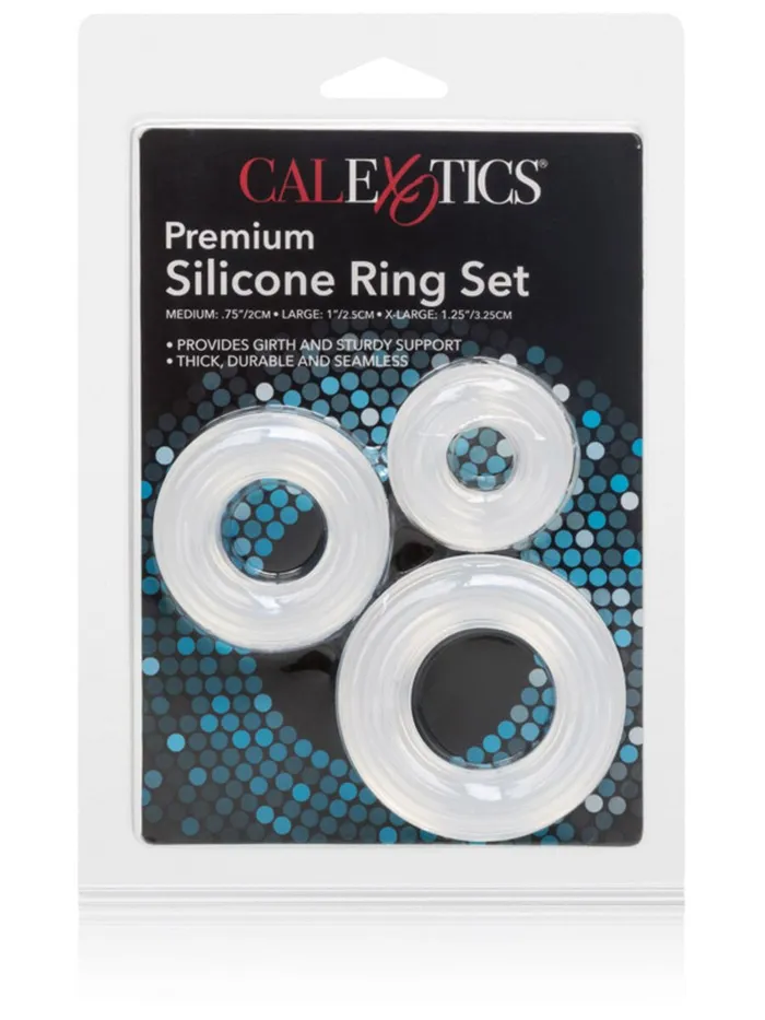 Male Sex Toys Premium Silicone Ring Set Calvista
