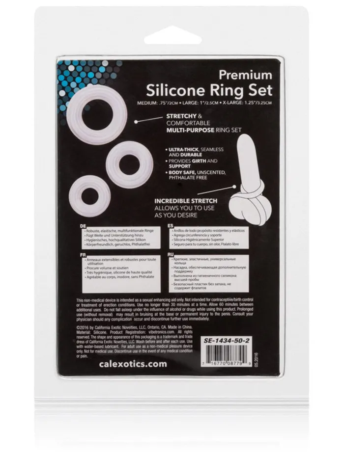 Male Sex Toys Premium Silicone Ring Set Calvista Male Sex Toys Premium Silicone Ring Set Calvista