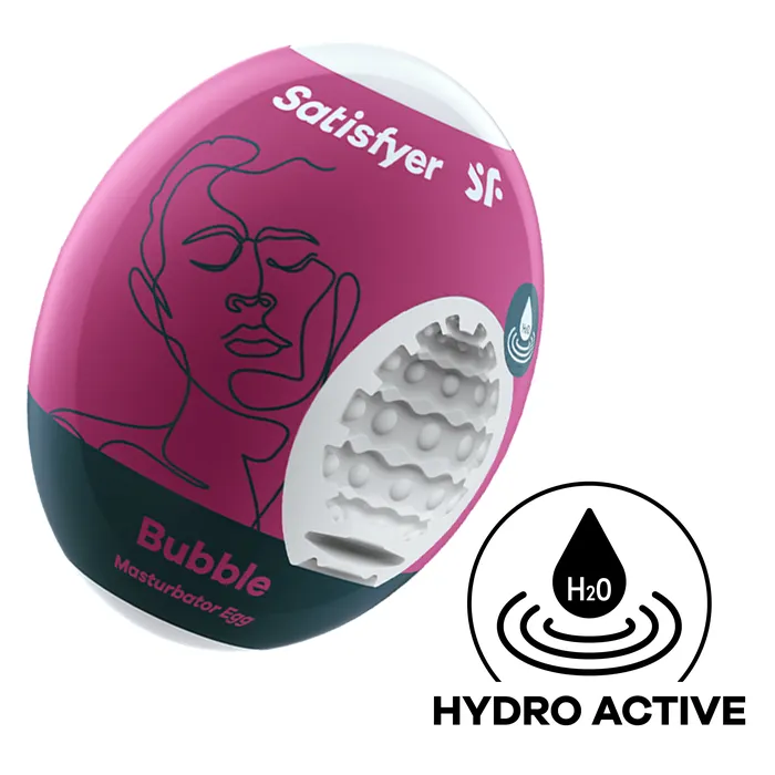Satisfyer Masturbator Egg Bubble Violet Satisfyer Male Sex Toys Satisfyer Masturbator Egg Bubble Violet Satisfyer Male Sex Toys