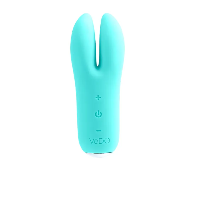 VeDO Vibrators Kitti Rechargeable Dual Vibe Tease Me Turquoise VeDO Vibrators Kitti Rechargeable Dual Vibe Tease Me Turquoise