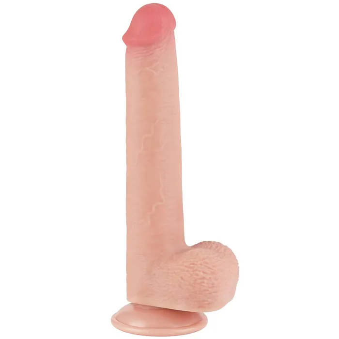 9 Sliding Skin Dual Density Dildo Flesh LOVETOY Dildos