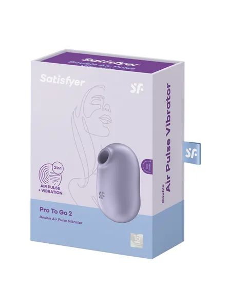 Calvista Vibrators Satisfyer Pro To Go 2 Violet Calvista Vibrators Satisfyer Pro To Go 2 Violet