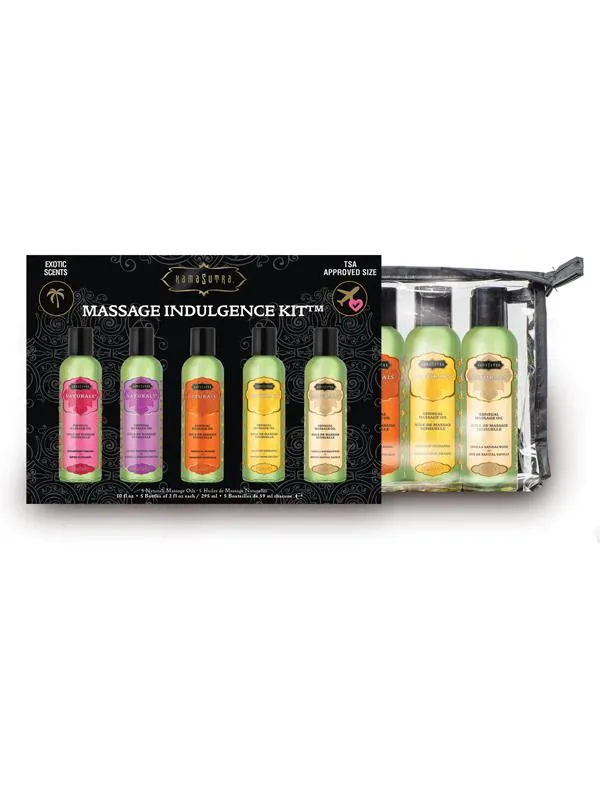 Couples Calvista Kama Sutra Massage Indulgence Kit 5x 59ml