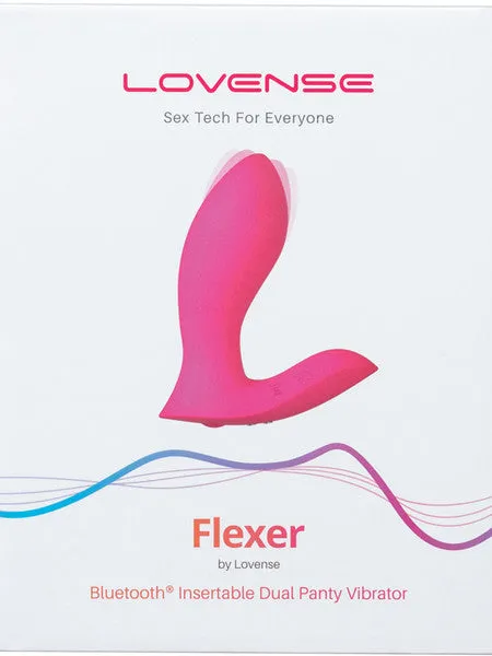 Female Sex Toys Calvista Lovense Flexer Bluetooth Insertable Dual Panty Vibrator