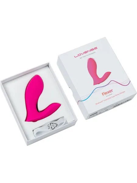 Female Sex Toys Calvista Lovense Flexer Bluetooth Insertable Dual Panty Vibrator