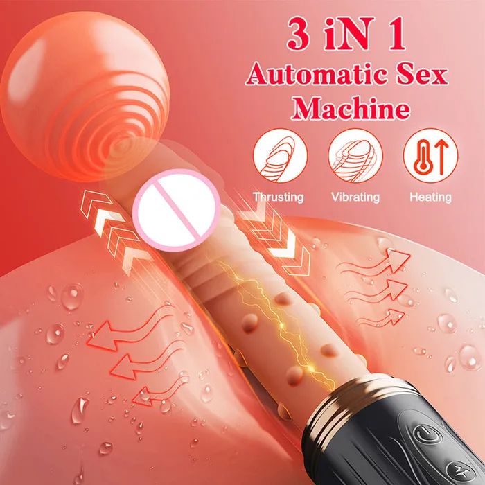 Female Sex Toys FRISKY BUSINESS SG Pure Madness Remote Control Thrusting Sex Machine with Suction Cup