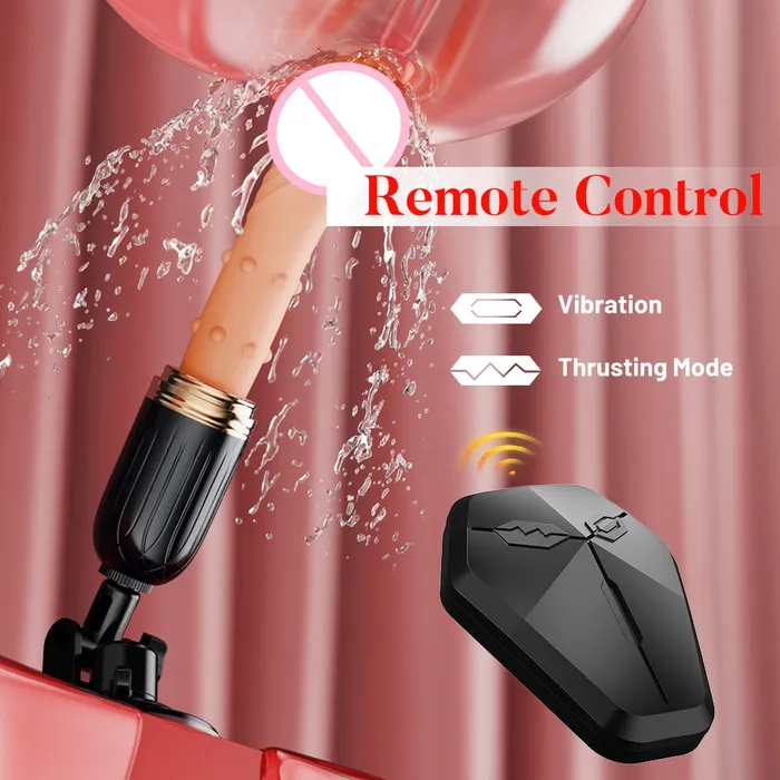 Female Sex Toys FRISKY BUSINESS SG Pure Madness Remote Control Thrusting Sex Machine with Suction Cup