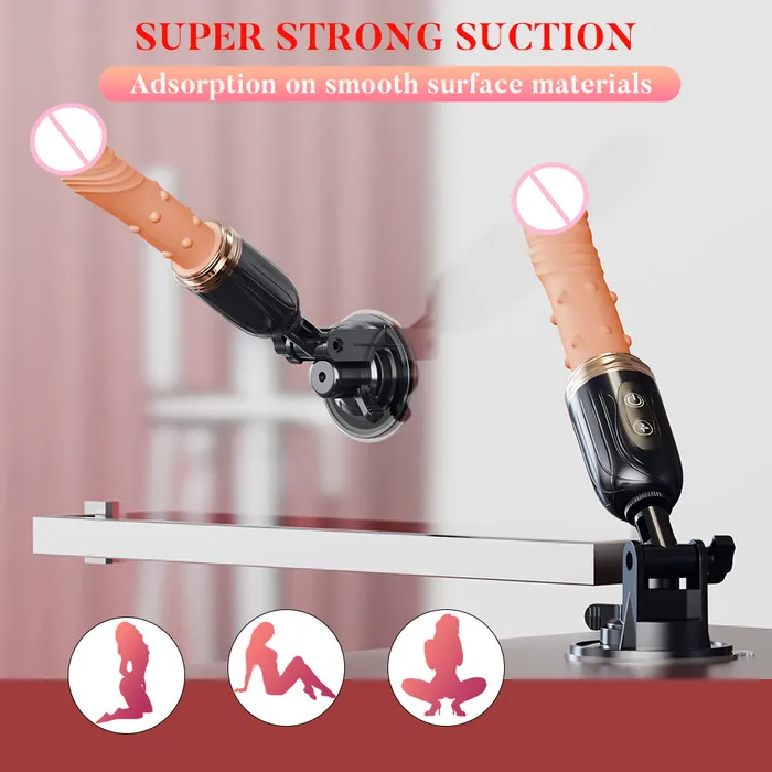 Female Sex Toys FRISKY BUSINESS SG Pure Madness Remote Control Thrusting Sex Machine with Suction Cup