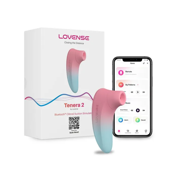 Female Sex Toys Lovense Lovense Tenera 2 AppControlled Clitoral Suction Stimulator