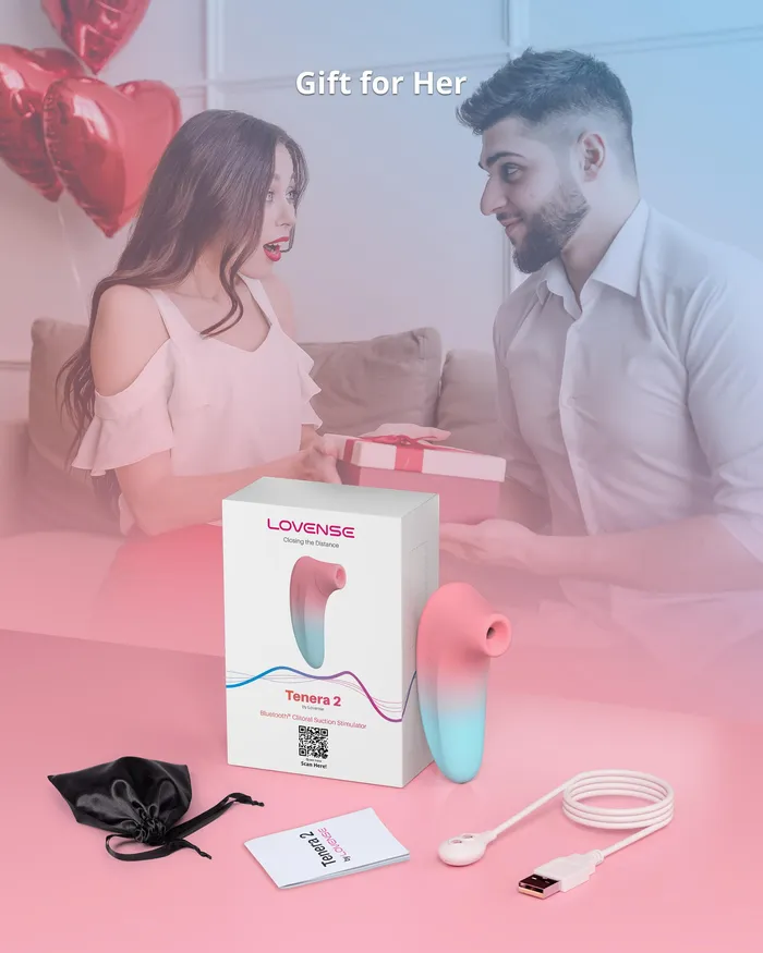 Female Sex Toys Lovense Lovense Tenera 2 AppControlled Clitoral Suction Stimulator
