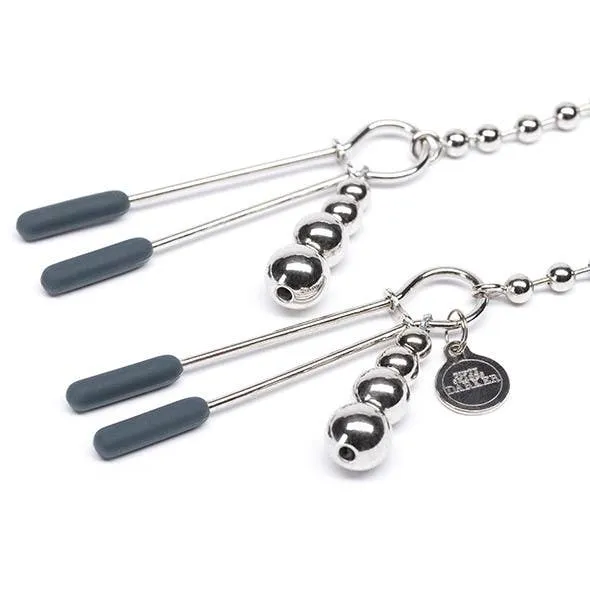 Fifty Shades Darker At My Mercy Beaded Chain Nipple Clamps Fifty Shades Of Grey Vibrators