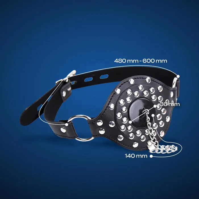 FRISKY BUSINESS SG Male Sex Toys Plugged Silence BDSM Mouth Gag With Plug