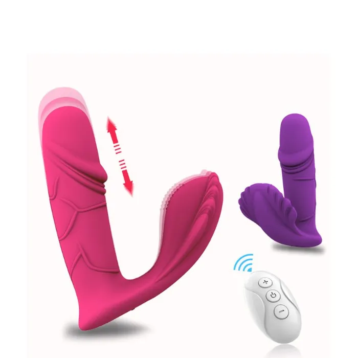 FRISKY BUSINESS SG Vibrators AK47 Thrusting Wearable Vibrator