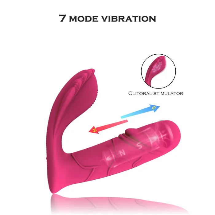 FRISKY BUSINESS SG Vibrators AK47 Thrusting Wearable Vibrator