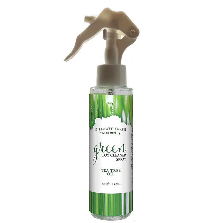 Intimate Earth Vibrators Intimate Earth Green Tea Tree Oil Toy Cleaner Spray 42oz125ml