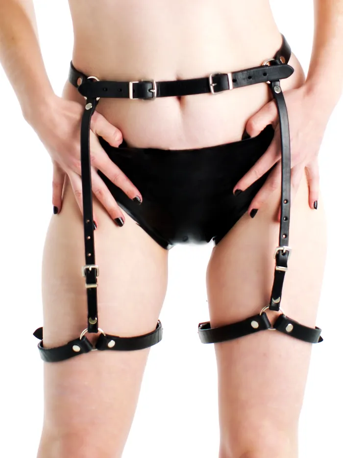 Love In Leather Leather Suspender Brace Love In Leather Restraints