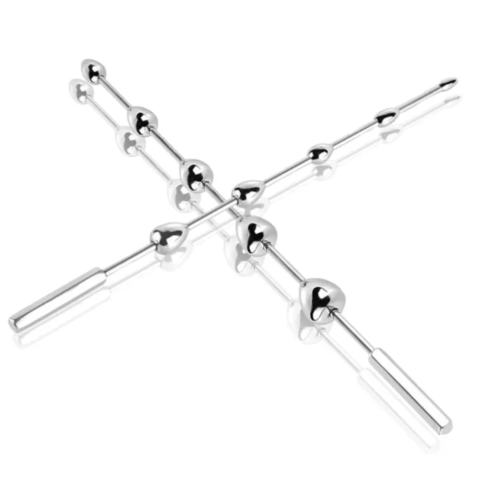 Male Sex Toys Beaded Euphoria Stainless Steel Urethral Sounding Rod FRISKY BUSINESS SG Male Sex Toys Beaded Euphoria Stainless Steel Urethral Sounding Rod FRISKY BUSINESS SG