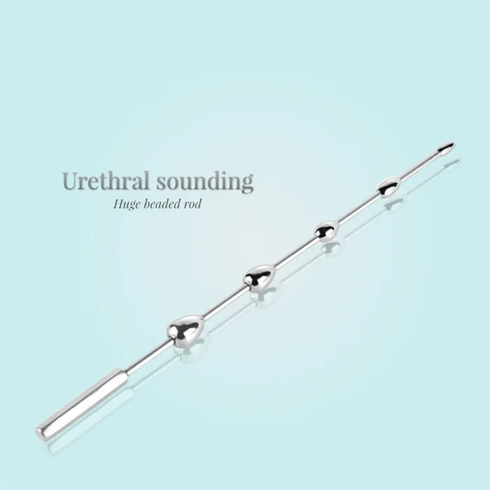 Male Sex Toys Beaded Euphoria Stainless Steel Urethral Sounding Rod FRISKY BUSINESS SG