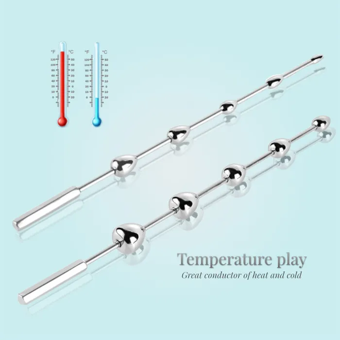 Male Sex Toys Beaded Euphoria Stainless Steel Urethral Sounding Rod FRISKY BUSINESS SG