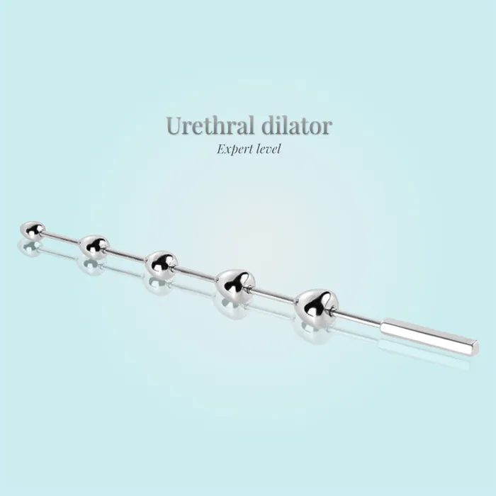 Male Sex Toys Beaded Euphoria Stainless Steel Urethral Sounding Rod FRISKY BUSINESS SG