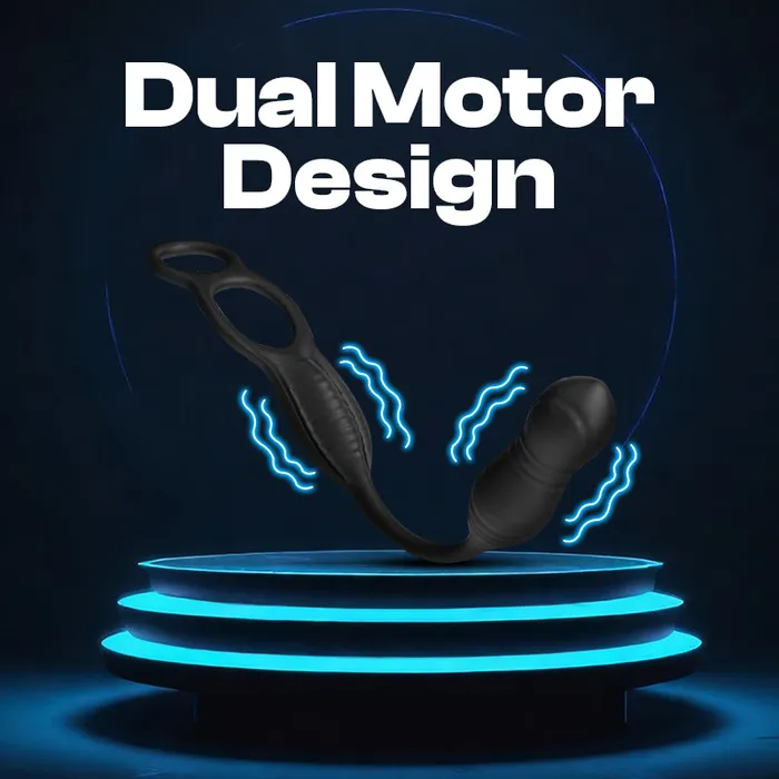 Male Sex Toys ThrustTech Titan Prostate Massager with 2 Rings FRISKY BUSINESS SG