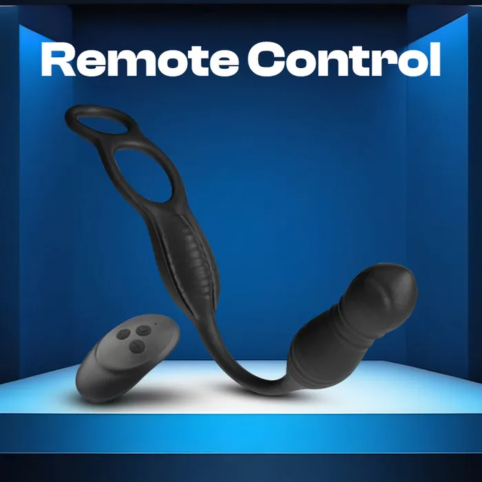 Male Sex Toys ThrustTech Titan Prostate Massager with 2 Rings FRISKY BUSINESS SG