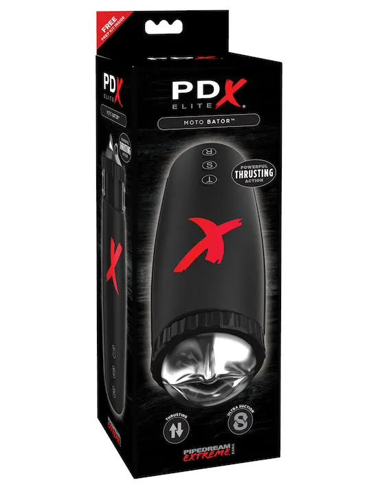 PDX Elite MotoBator Suction Thrusting Masturbator Wholesale Solutions Ltd Male Sex Toys