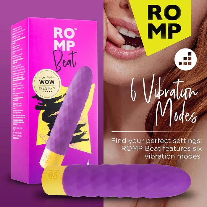 Romp Vibrators Romp Beat Bullet Vibrator Purple