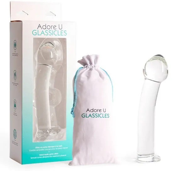 Traveling Tickle Trunk Vibrators Adore U Glassicles 3