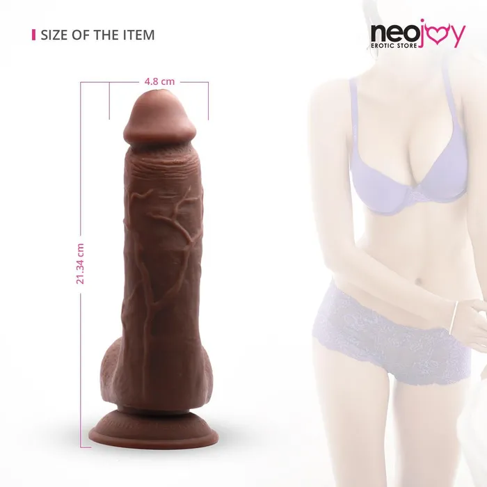 Anal Neojoy Neojoy Curvy Willy Dildo Black 2134cm 84 inch